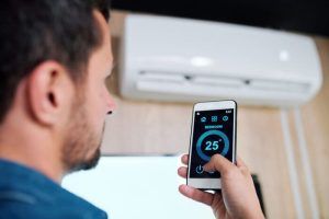 Aire acondicionado split: control a través de dispositivos móviles